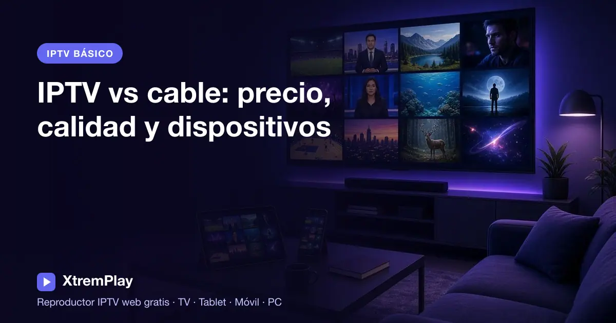 Comparativa de IPTV, televisión por cable y por satélite en precio, calidad de imagen, dispositivos y fiabilidad