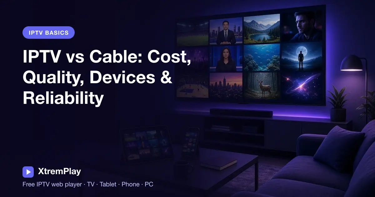 IPTV, cable and satellite TV compared across price, picture quality, devices and reliability